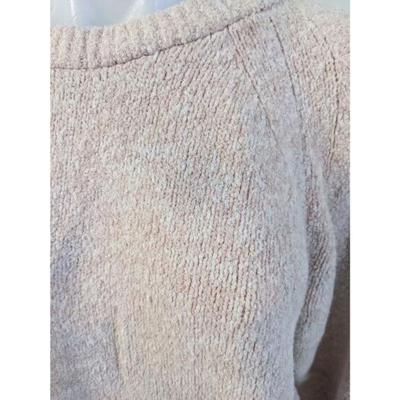 Lavie Womens Sz XL Knit Sweater Pullover Light Pink Wool Nylon Blend Crew Neck - Picture 5 of 10